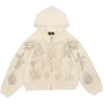 Werighteouss Tatted Believer Zip Up (Cream)