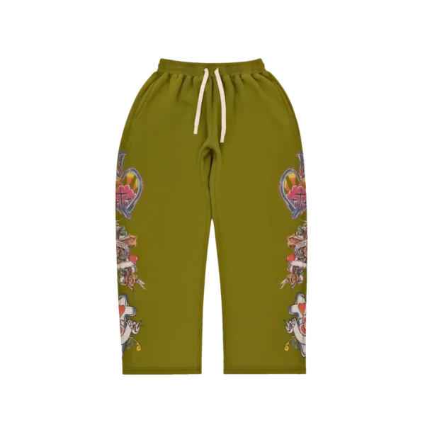We Are Righteous Green Sweatpants