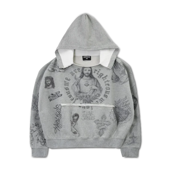We Are Righteous “God’s Favorite” Distressed Hoodie