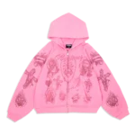 Werighteous “Tatted Believer” Zip Up (Pink)